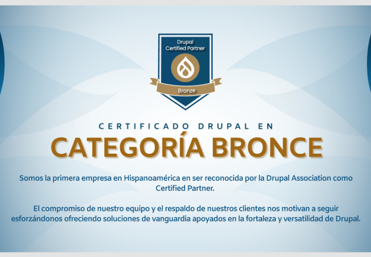 Certificado de Drupal a SeeD